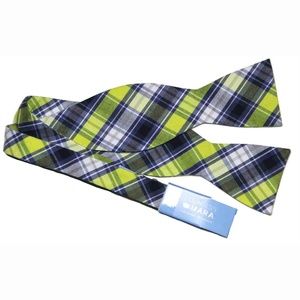 Countess Mara Plaid Bow Tie Cotton Men's